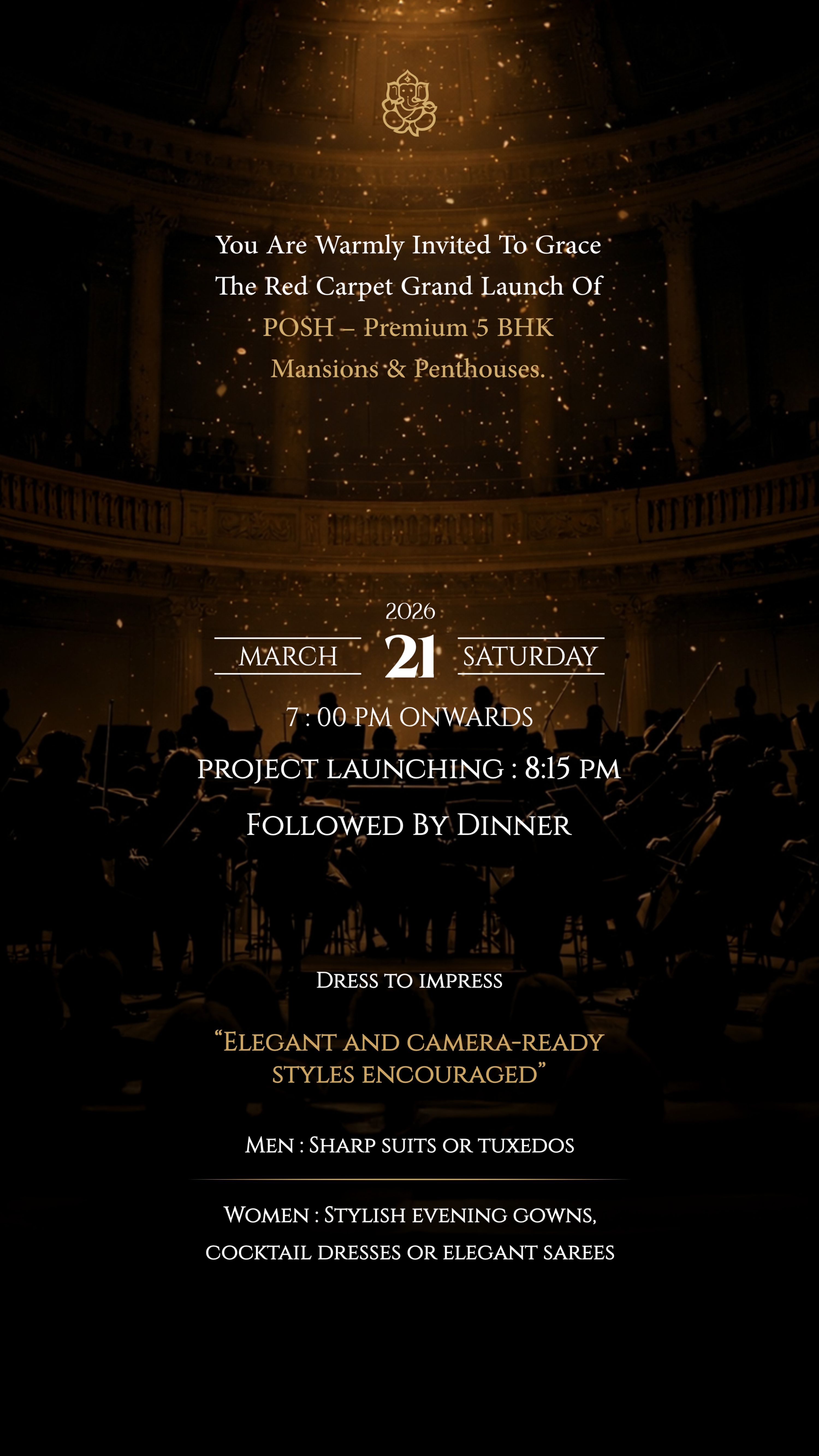 Invitation design